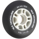 PU 84x24 82A BLACK MATT WHEELS (4 pcs.) NILS EXTREME