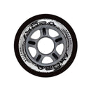 PU 80x24 82A BLACK WHEELS (4 pcs.) NILS EXTREME