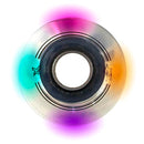 KP-6045 LED 60x45 MM (4 pcs.) RUBBER WHEELS FOR PENNYBOARD NILS EXTREME