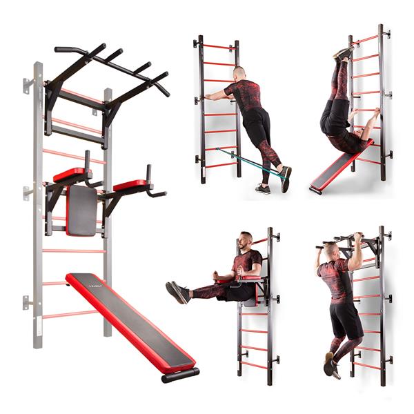DWL9867 (2 parts) MULTIFUNCTION LADDER WITH BENCH HMS
