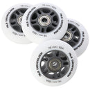 PU 76x24 82A WHITE MATT (4 pcs.) + ABEC-9 (8 pcs.) NILS EXTREME SET