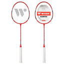 ALUMTEC 5566 BADMINTON SET RED 2PCS + SHUTTLES 3PCS + NET + WISH LINES