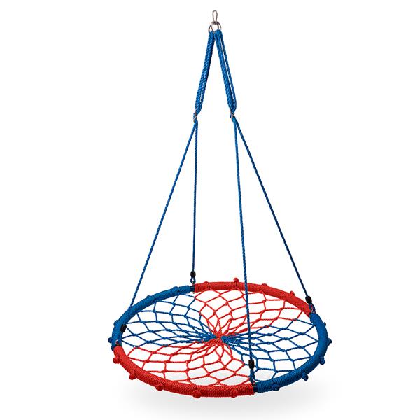 NB5039 BLUE-RED DIA.100 CM STORK'S NEST SWING NILS CAMP