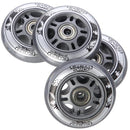 PU 80x24 82A TRANSPARENT N (4 pcs.) + ABEC-7 (8 pcs.) NILS EXTREME SET