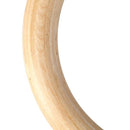 TX08 WOODEN GYMNASTIC RINGS WITH MEASUREMENT CARABINER HMS PREMIUM