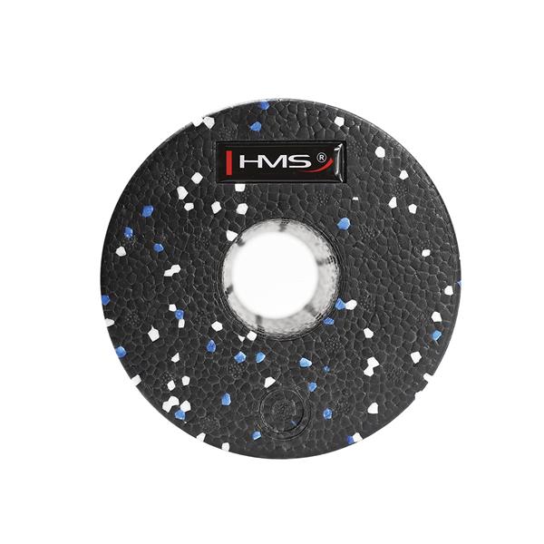FS114 BLACK/BLUE DOTS 30CM ROLLER FITNESS HMS