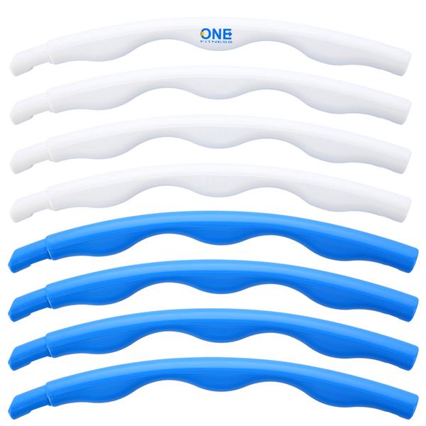 One Fitness HHP090 Blue-White Hula Hop 0,4 kg 90 cm