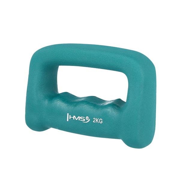CK20 KASTET ZELENÁ LITINOVÁ ZÁVAŽÍ POTAŽENÁ NEOPRENEM 2,0 KG HMS