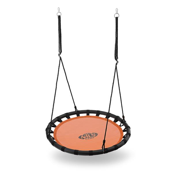 NB5034 ORANGE DIAMETER 100 CM STORK'S NEST SWING NILS CAMP