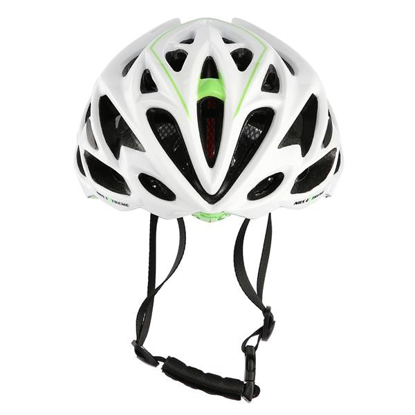 MTW58 BÍLO-ZELENÁ VELIKOST XL (59-65 cm) NILS EXTREME HELMET