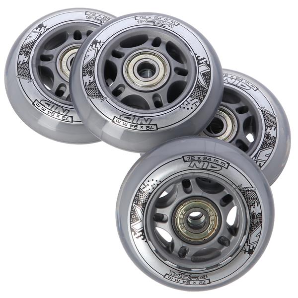 PU 72x24 82A TRANSPARENTNÍ N (4 ks) + ABEC-7 (8 ks) NILS EXTREME SET