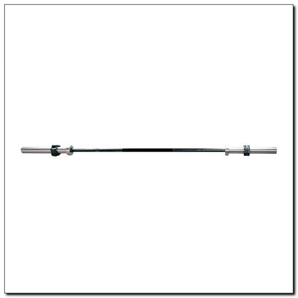 OLYMPICKÁ ČYČ GO680 20 KG 2200 MM HMS S UZÁVĚROVACÍMI ČELISTMI, ČERNÁ