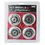 PU 72x24 82A WHITE (4 pcs.) + ABEC-7 (8 pcs.) NILS EXTREME SET