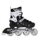 NH10905 4in1 BLACK SIZE M(35-38) NILS EXTREME INLINE SKATES WITH ADJUSTABLE HOCKEY BLADE