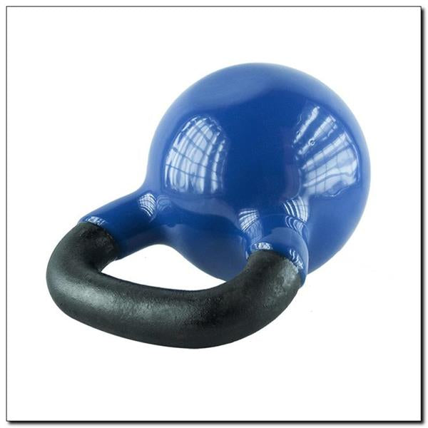KNV12 MODRÁ KETTLEBELL LITINOVÁ S VINYLOVÝM POVRCHEM HMS