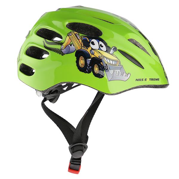 MTW01 LED ZIELONY ROZM. S (49-57 cm) KASK NILS EXTREME
