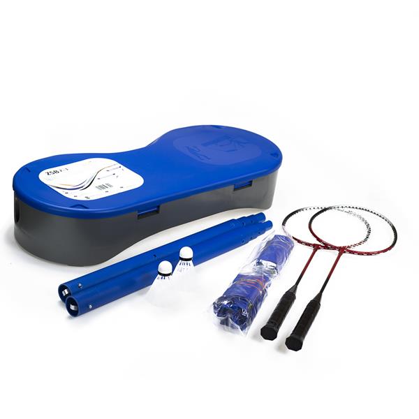ZSB2 SET 2in1 BADM. NET + TENNIS + 2 RACKETS + 3 SHUTTLES + NILS CASE
