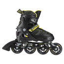NA11002 BLACK/YELLOW SIZE S (31-34) NILS EXTREME SKATING SKATES