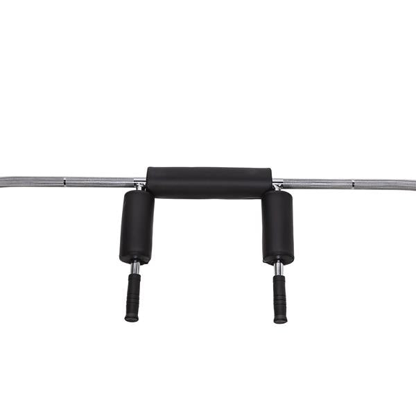 GOL320 OLYMPIC BAR 21KG 2300MM WITH LOCK JAW BLACK HMS CLAMPS