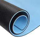 YM06T BLUE-BLACK YOGA MAT WITH HMS PREMIUM BAG