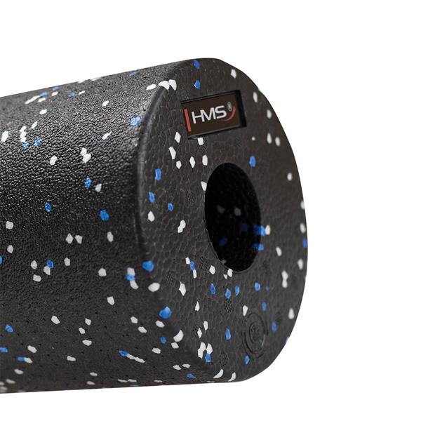 FS114 BLACK/BLUE DOTS 30CM ROLLER FITNESS HMS