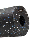 FS114 BLACK/BLUE DOTS 30CM ROLLER FITNESS HMS