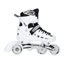 NH10905 4in1 LED SIZE M(35-38) INLINE SKATES WITH ADJUSTABLE HOCKEY BLADE NILS EXTREME
