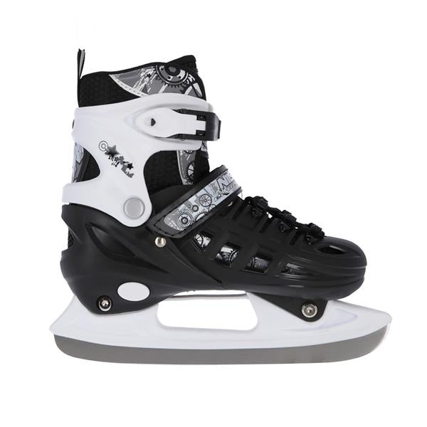 NH10905 4in1 BLACK SIZE S(31-34) NILS EXTREME INLINE SKATES WITH ADJUSTABLE HOCKEY BLADE