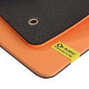 MFK01 ORANGE-BLACK CLUB FITNESS MAT WITH HOLES HMS PREMIUM
