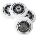 PU 70x24 82A WHITE MATT (4 pcs.) + ABEC-9 (8 pcs.) NILS EXTREME SET