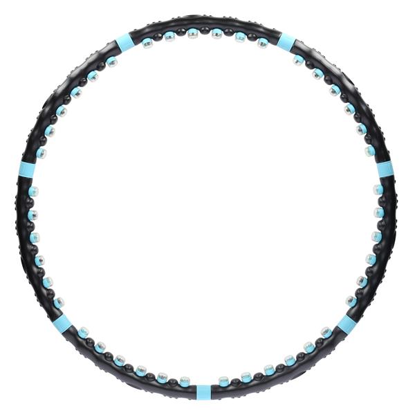 HMS HHP006 BLACK-BLUE Hula Hop masujący z magnesami 98 cm