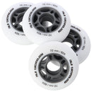 PU 72x24 82A WHITE MATT WHEELS (4 pcs.) NILS EXTREME