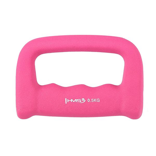 CK05 RŮŽOVÉ RYTÍŘI LITINOVÉ ZÁVAŽÍ POTAŽENÉ NEOPRENEM 0,5 KG HMS