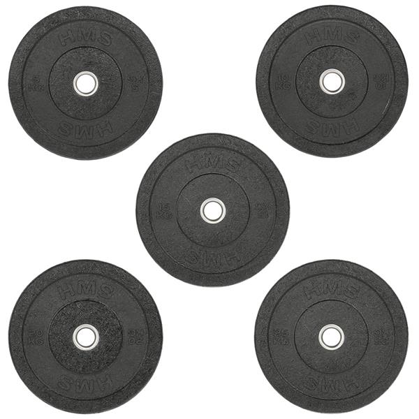 CHTBR05 BLACK OLYMPIC BUMPER PLATE 5 KG HMS
