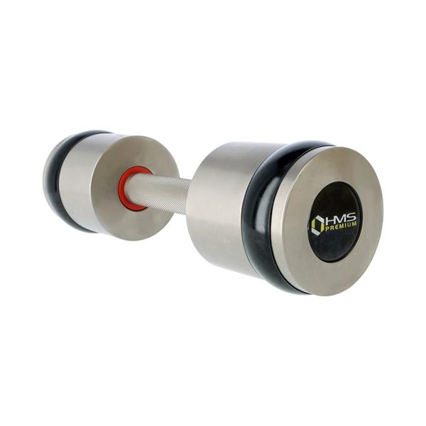HH10 2 x 10 KG CHROME DUMBBELLS HMS PREMIUM