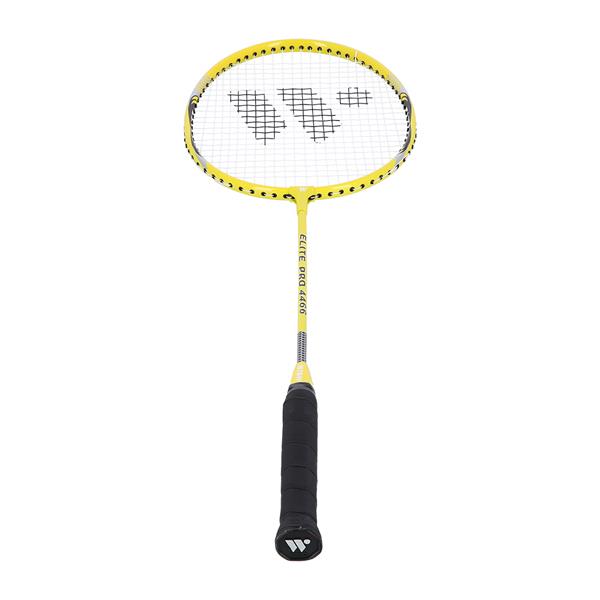 ALUMTEC 4466 BADMINTON RACKET SET YELLOW 2PCS + SHUTTLES 3PCS + NET + WISH LINES