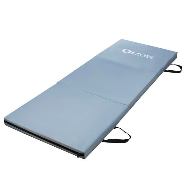 MGS02 ŠEDÁ SKLÁDACÍ GYMNASTICKÁ MATRACE 1800x600MM HMS PREMIUM