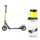HM208T BLACK-YELLOW SCOOTER WITH DISC BRAKE NILS EXTREME