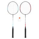 NRZ002 STEEL / BADMINTON SET 2 RACKETS + NILS SHUTTLE