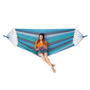 NC9004 MODRO-TMAVĚ MODRÁ HOPACÍ SÍŤ S DŘEVĚNÝM TRÁMNÍKEM 70 CM A KOVOVOU RUKOJEŤÍ NILS CAMP