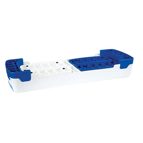 AS005 WHITE/BLUE AEROBICS STEP HMS