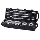 Činky STC55 - rovné a zkrácené činky v chromovaném pouzdře 55 kg HMS