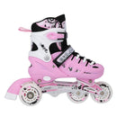 NH10905 4in1 PINK SIZE S(31-34) NILS EXTREME INLINE SKATES WITH HOCKEY BLADE