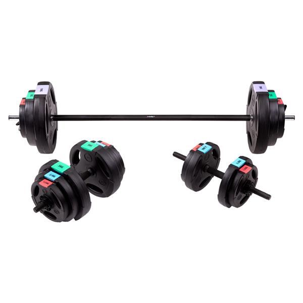 SGSP60 SET (3 PIECES) COMPOSITE BARBELL AND DUMBBELLS 62 KG HMS