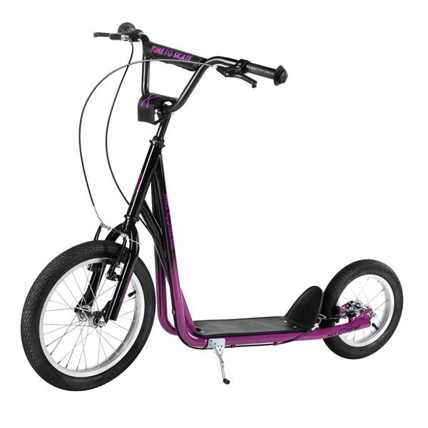 WH118AN PURPLE 16/12 HULAJNOGA Z POMP. KOŁAMI NILS EXTREME"
