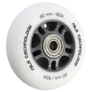PU 80x24 82A WHITE MATT (4 pcs.) + ABEC-9 (8 pcs.) NILS EXTREME SET