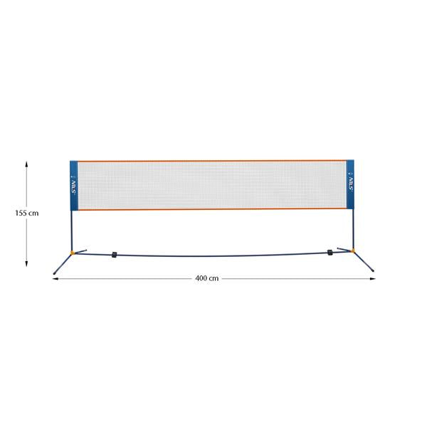 NN400 BADMINTON NET 400CM FULL COVER NILS