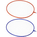 NRZ052 STEEL / BADMINTON SET 2 RACKETS + SHUTTLES JUNIOR NILS