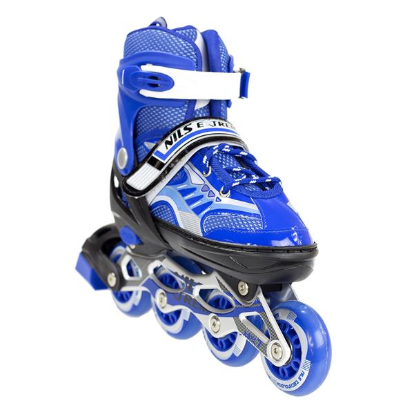 NJ1828 A NIEBIESKI ROZM. M (35-38) ŁYŻWOROLKI NILS EXTREME