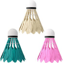 NBL6216 MULTICOLOR FEATHER SHUTTLES 6 PCS. NILS